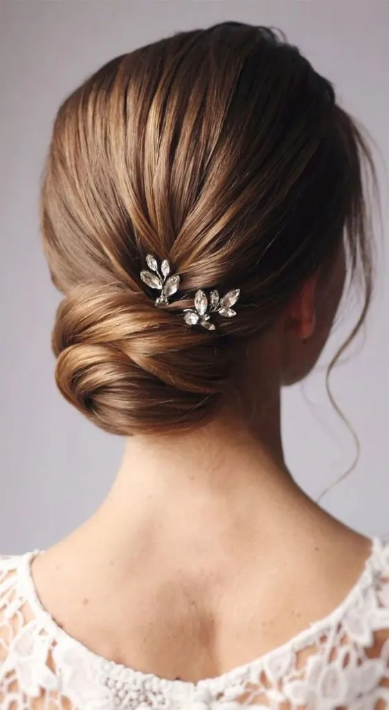 low bun wedding 12